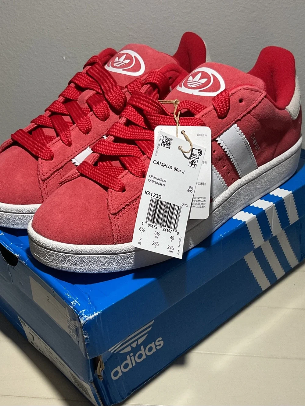 adidas Campus 00 - Men 7, Women 9, EUR 40